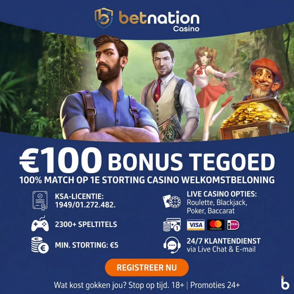 KSA-licentie van Betnation bevestigt betrouwbaar gokken in NL